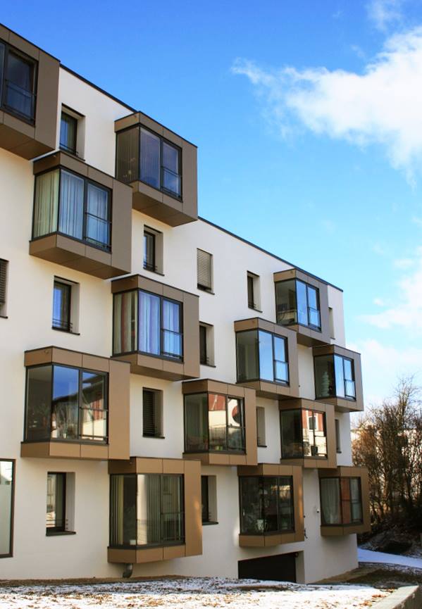 trespa metallic- балконы