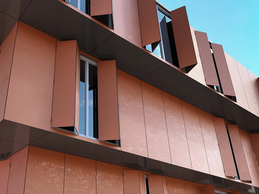 Защита фасада от солнца- Trespa 8