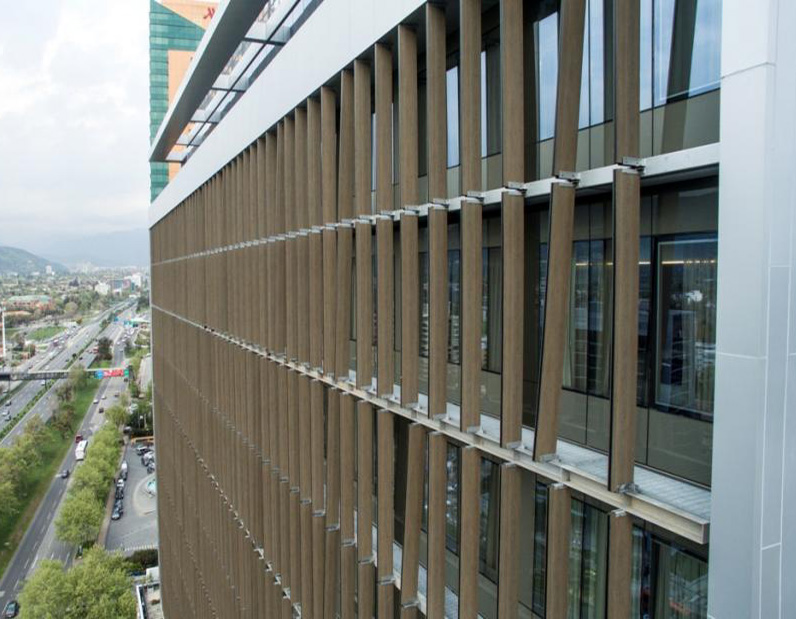 Защита фасада от солнца- Trespa 5