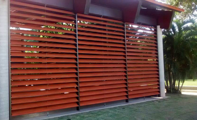 Защита фасада от солнца- Trespa 11