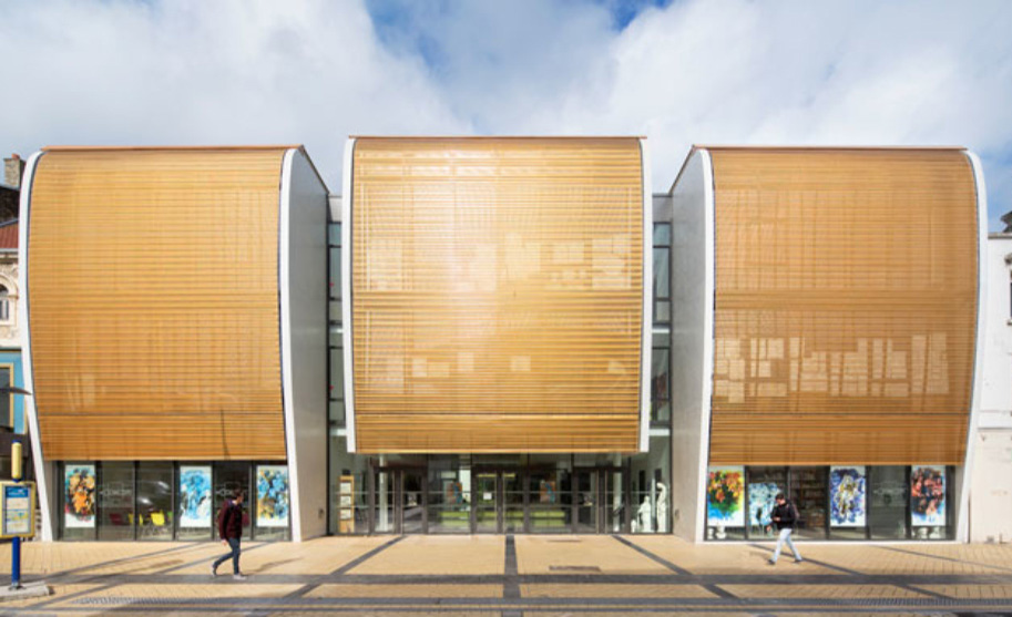 Защита фасада от солнца- Trespa 13